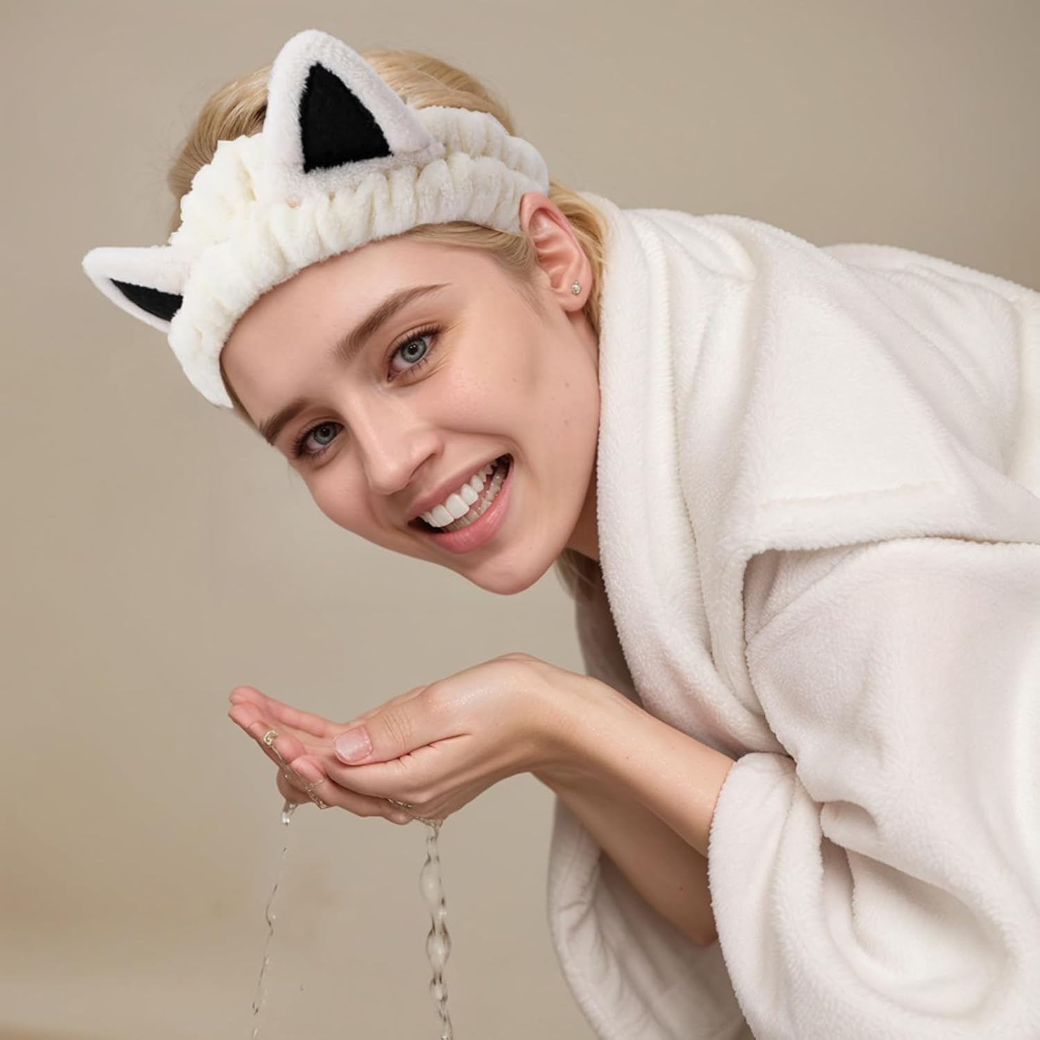 Chic Cat Ear Spa Headbands